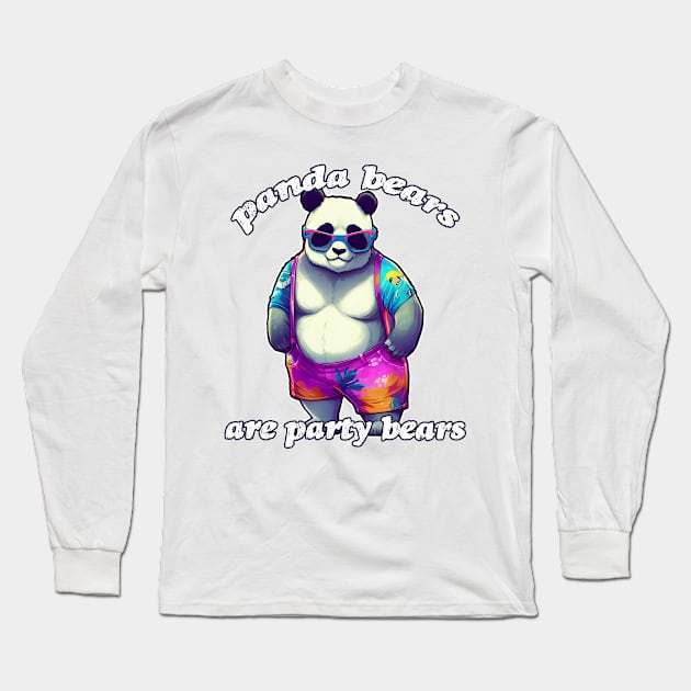 Panda Bear | Bear Pride Long Sleeve T-Shirt by Mattk270